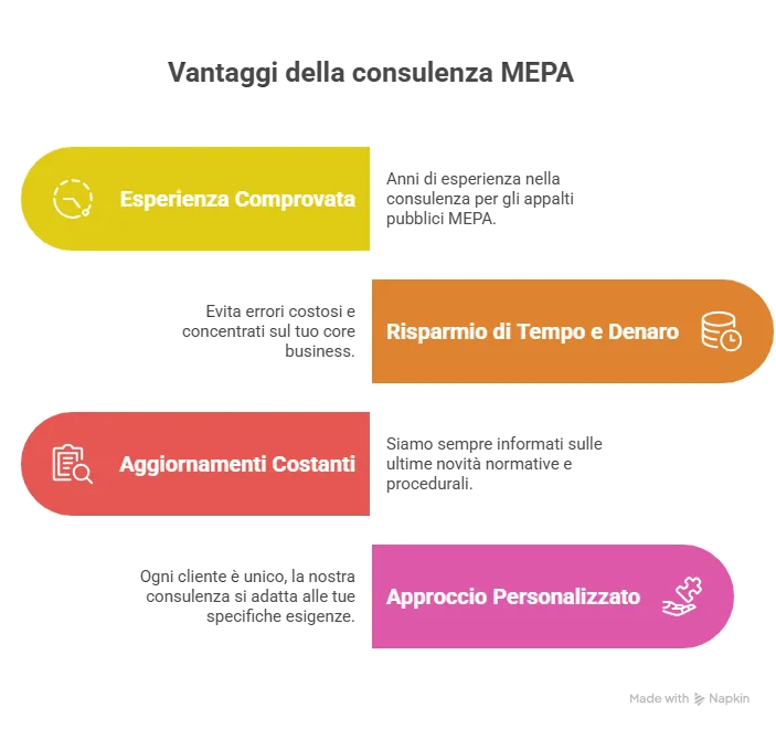 MEPA vantaggi