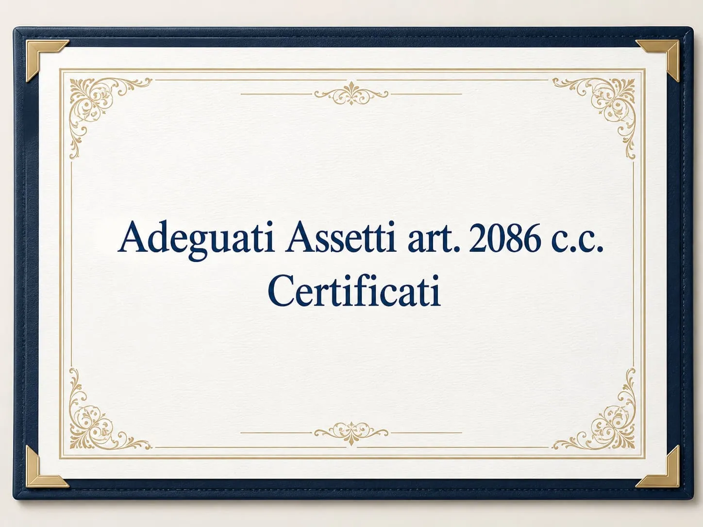 Quando l'Assetto dell'impresa può definirsi "adeguato"