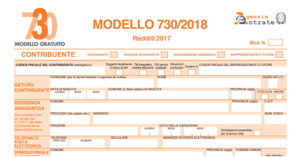 Al momento stai visualizzando MODELLO 730: IL 730 PRECOMPILATO